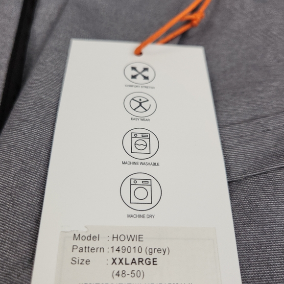 Daniel Hechter Howie Suit Jacket Mens 2XL Gray Solid Slim Fit Modern Stretch - Picture 5 of 12